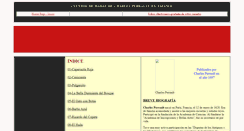 Desktop Screenshot of cuentosdeperrault.d6ok.com