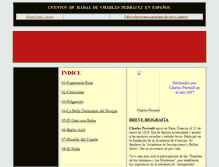 Tablet Screenshot of cuentosdeperrault.d6ok.com